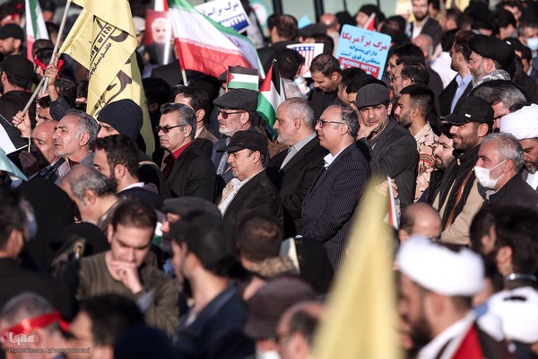 راهپیمایی مردم ایران در حمایت از مردم غزه