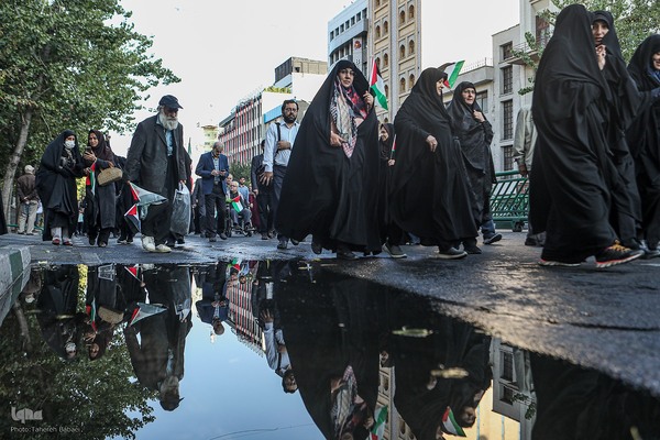 راهپیمایی مردم ایران در حمایت از مردم غزه