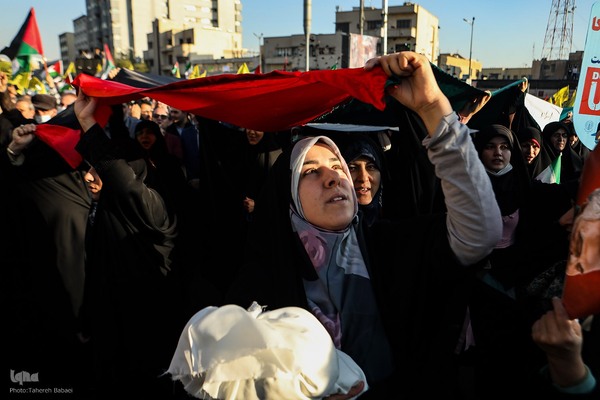 راهپیمایی مردم ایران در حمایت از مردم غزه