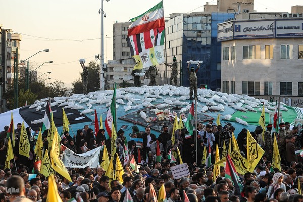 راهپیمایی مردم ایران در حمایت از مردم غزه