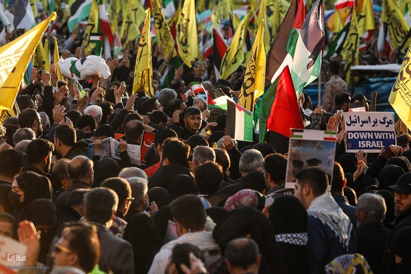 راهپیمایی مردم ایران در حمایت از مردم غزه