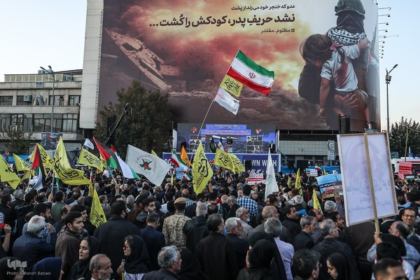 راهپیمایی مردم ایران در حمایت از مردم غزه