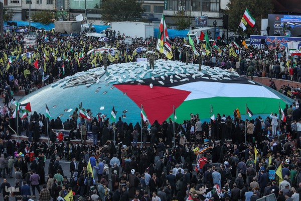 راهپیمایی مردم ایران در حمایت از مردم غزه