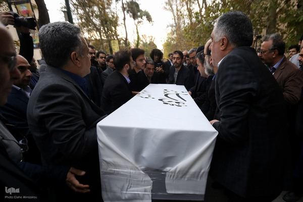 تشییع پیکر زنده‌یاد دکتر محمدعلی اسلامی ندوشن در دانشگاه تهران