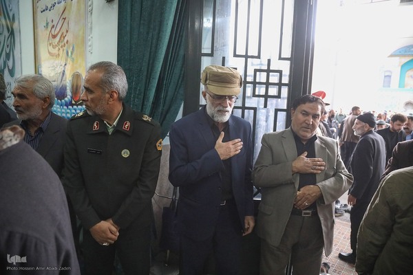 تشییع پیکر شهید مدافع امنیت امیرحسین ابراهیمی در بیرجند