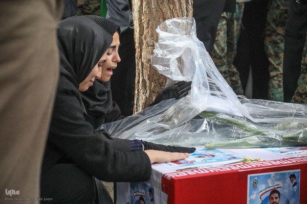 تشییع پیکر شهید مدافع امنیت امیرحسین ابراهیمی در بیرجند