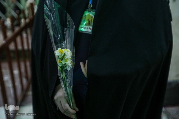 مراسم غبارروبی حرم حضرت عبدالعظیم در ایام شهادت حضرت زهرا (س)