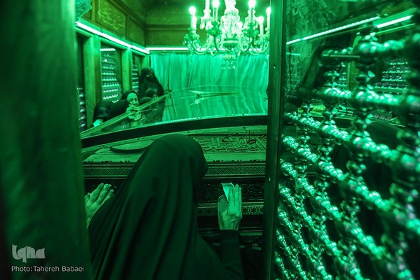 مراسم غبارروبی حرم حضرت عبدالعظیم در ایام شهادت حضرت زهرا (س)