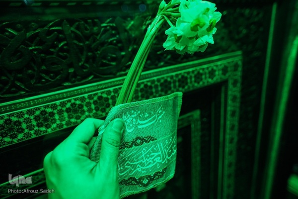 مراسم غبارروبی حرم حضرت عبدالعظیم در ایام شهادت حضرت زهرا (س)