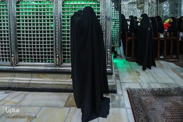 مراسم غبارروبی حرم حضرت عبدالعظیم در ایام شهادت حضرت زهرا (س)