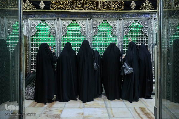 مراسم غبارروبی حرم حضرت عبدالعظیم در ایام شهادت حضرت زهرا (س)