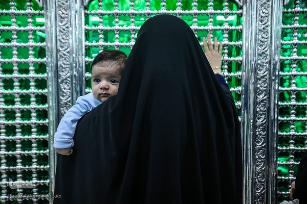 مراسم غبارروبی حرم حضرت عبدالعظیم در ایام شهادت حضرت زهرا (س)