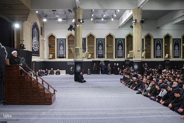 مراسم عزاداری شب شهادت حضرت ‌زهرا سلام‌الله‌علیها در حسینیه امام خمینی(ره)