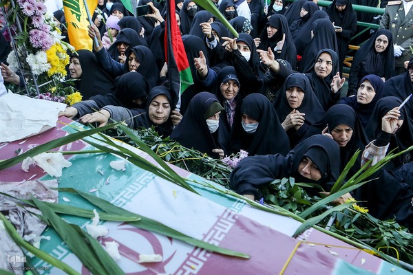 تشییع 280 شهید گمنام همزمان با سالروز شهادت حضرت زهرا در کشور