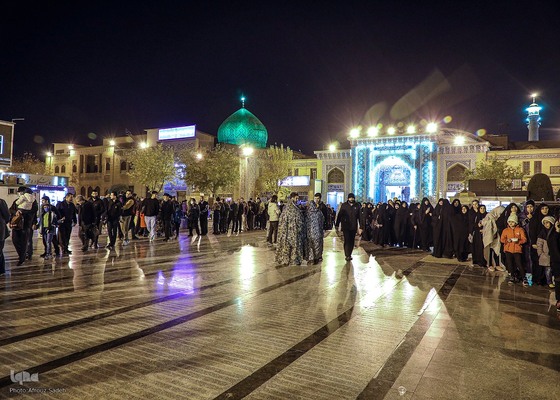 مهمان عزاي حضرت مادر بر سفره كريم بن كريم