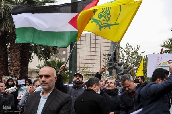 اجتماع کارمندان در حمایت از مردم مظلوم فلسطین