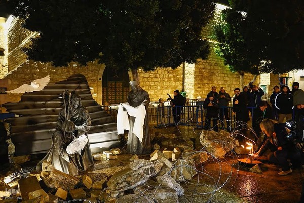 كريسمس در فلسطین زیر سایه جنگ