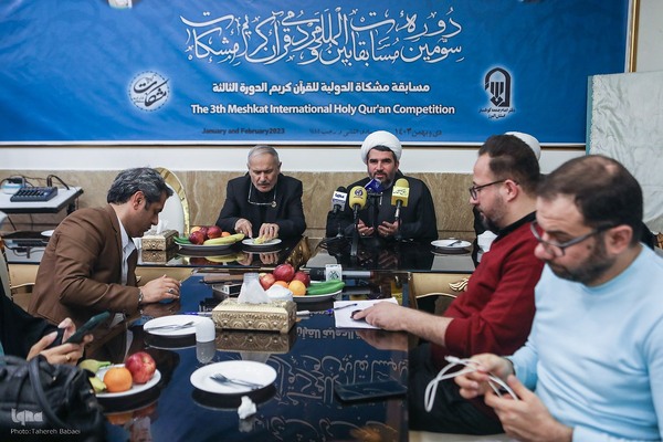 نشست خبری تشریح جزئیات سومین دوره مسابقات مردمی و بین‌المللی قرآن مشکات