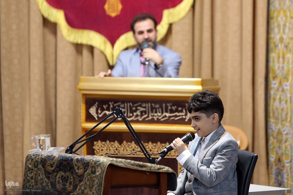 محمدطه حاج‌محمدی، حافظ کل قرآن در مراسم افتتاح جلسه قرآن مسجد امام مهدی (عج)
