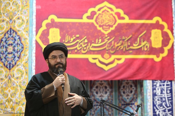 حجت‌الاسلام والمسلمین سید مصطفی حسینی در مراسم افتتاح جلسه قرآن مسجد امام مهدی (عج)