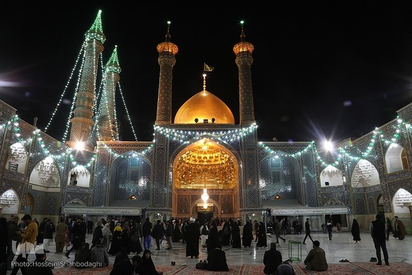 جشن میلاد حضرت زهرا سلام الله علیها در حرم حضرت معصومه سلام الله علیها