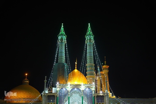 جشن میلاد حضرت زهرا سلام الله علیها در حرم حضرت معصومه سلام الله علیها