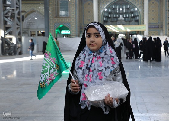 توزيع غذاي نذری در ایام ولادت حضرت صديقه طاهره