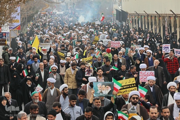 راهپیمایی محکومیت حمله تروریستی در سراسر ایران