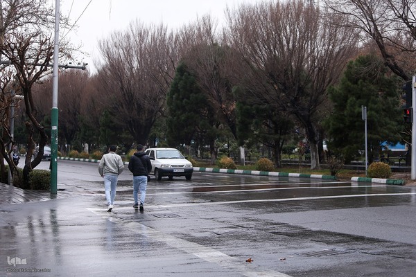 بارش باران زمستانی تهران