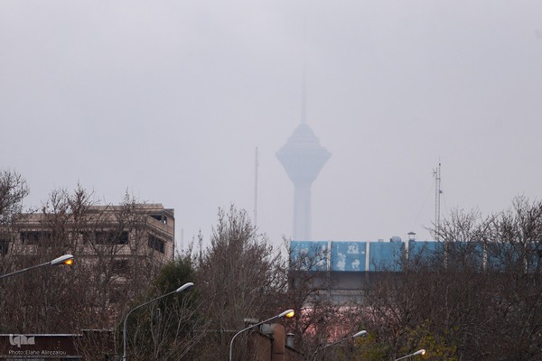 بارش باران زمستانی تهران