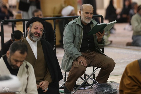 قرائت زیارت جامعه کبیره در حرم حضرت معصومه(س)