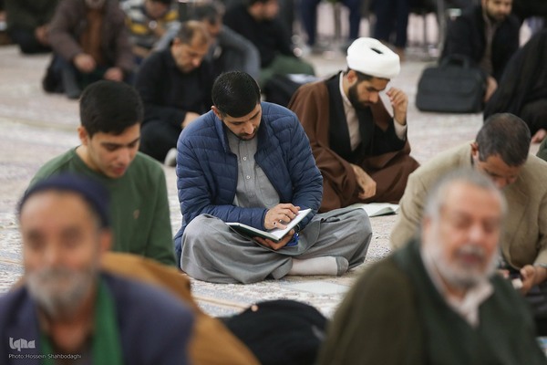 قرائت زیارت جامعه کبیره در حرم حضرت معصومه(س)