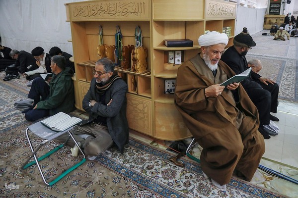 قرائت زیارت جامعه کبیره در حرم حضرت معصومه(س)