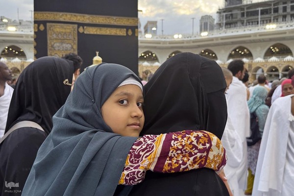 تصاویری از حضور کودکان در حج عمره