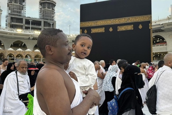 تصاویری از حضور کودکان در حج عمره