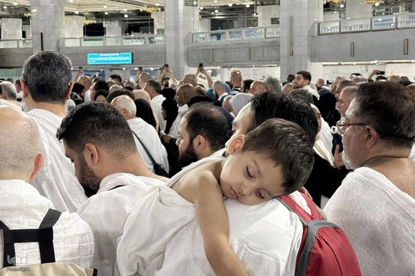 تصاویری از حضور کودکان در حج عمره