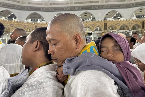 تصاویری از حضور کودکان در حج عمره