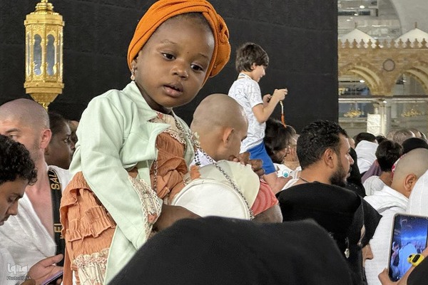 تصاویری از حضور کودکان در حج عمره