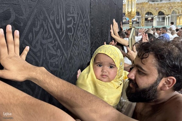 تصاویری از حضور کودکان در حج عمره