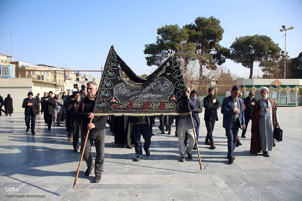 دسته های عزاداری در سوگ شهادت امام هادی(ع)