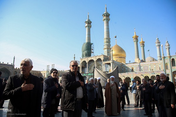 دسته های عزاداری در سوگ شهادت امام هادی(ع)