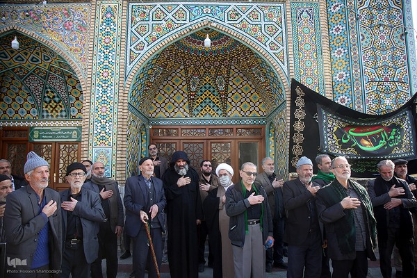 دسته های عزاداری در سوگ شهادت امام هادی(ع)