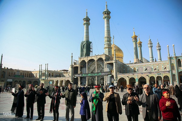 دسته های عزاداری در سوگ شهادت امام هادی(ع)