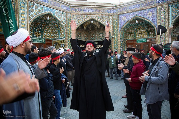 دسته های عزاداری در سوگ شهادت امام هادی(ع)