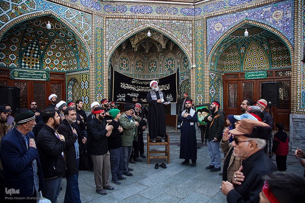 دسته های عزاداری در سوگ شهادت امام هادی(ع)