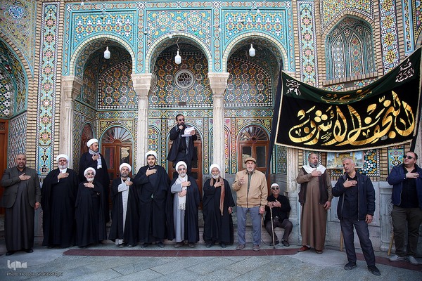 دسته های عزاداری در سوگ شهادت امام هادی(ع)
