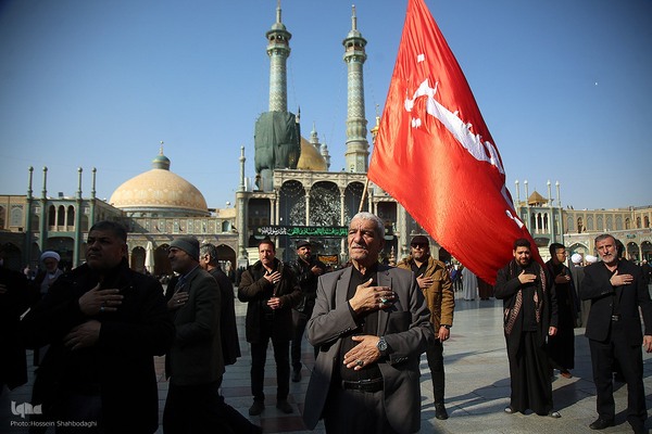 دسته های عزاداری در سوگ شهادت امام هادی(ع)