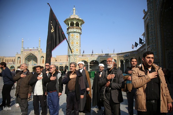 دسته های عزاداری در سوگ شهادت امام هادی(ع)