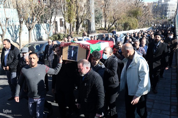 تشییع پیکر زنده یاد کریم مجتهدی