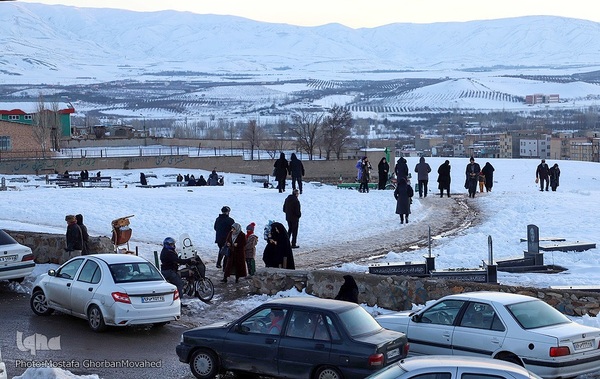 حال و هوای لیله الرغایب در هوای سرد شهرستان اهر